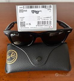 Ray-Ban Wayfarer RB2140 Grey 50 –Nuovi e originali