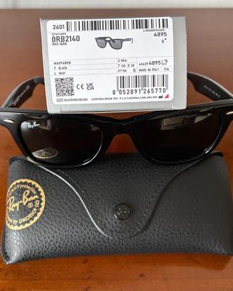 Ray-Ban Wayfarer RB2140 Grey 50 –Nuovi e originali