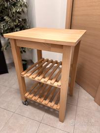 Carrello in legno Ikea