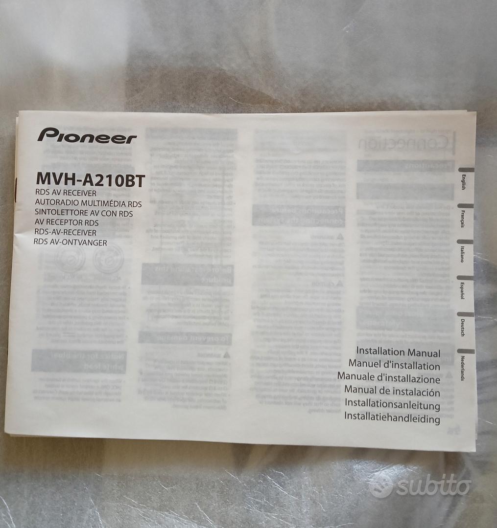  Pioneer MVH-A210BT Autoradio multimédia
