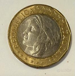 moneta da 1000 lire Errore di Conio