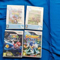 set da 4 giochi per Nintendo Wii