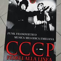 CCCP fedeli alla linea poster