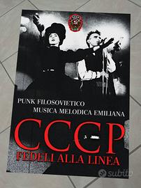 CCCP fedeli alla linea poster
