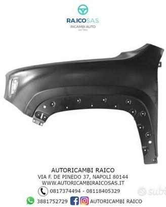 Parafango Anteriore Jeep Renegade
