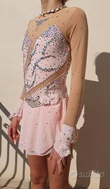Vestito pattinaggio ghiaccio 12-14 anni