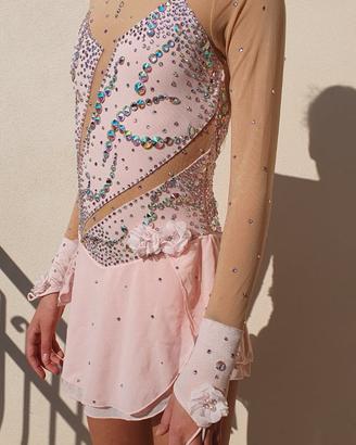 Vestito pattinaggio ghiaccio 12-14 anni
