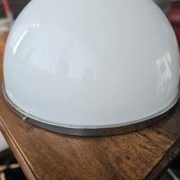 Grande PLAFONIERA Vintage 62cm Metallo  e Acrilico