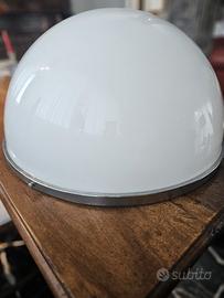 Grande PLAFONIERA Vintage 62cm Metallo  e Acrilico