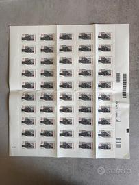 foglio 50 francobolli 1.35 