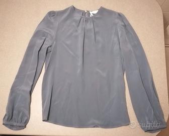 camicia camicetta donna Barba Napoli 42 seta nuova