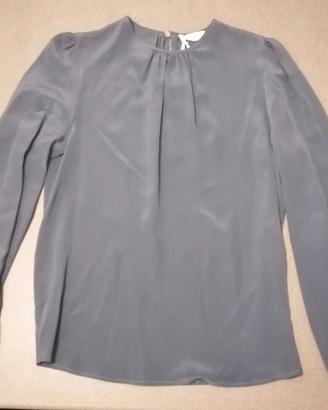 camicia camicetta donna Barba Napoli 42 seta nuova