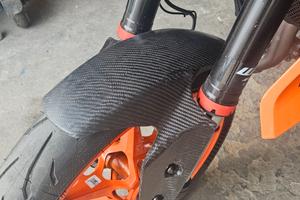 Parafango anteriore KTM Duke 390 gen3 2024 in fibr