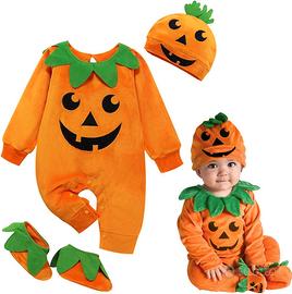 Vestito zucca neonato 0-4 mesi
