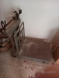 Bilancia a bascula agricola
