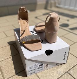 Sandali con tacco largo n’39 ( US8.5) (UK6 )