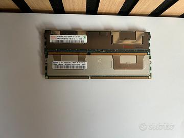 Ram ddr3 8gb (2x4) dissipate e.c.c.