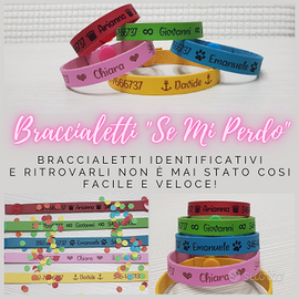 Braccialetti antismarrimento Se Mi Perdo per bimbi