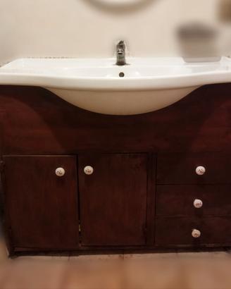 Lavabo mobile arte povera fatto a mano