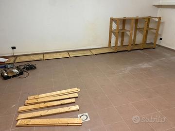 Scaffale in legno modulare