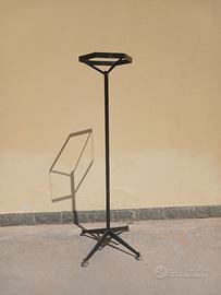 Piantana in metallo  nero vintage anni 70