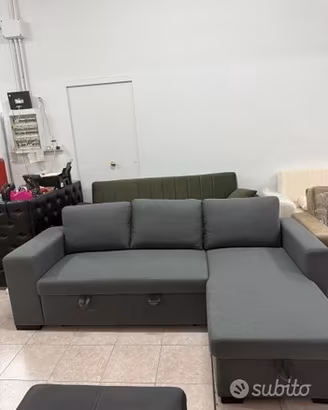 Divano anna 230x150 con carrello e cassettone
