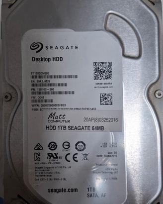 hard disk 1Tb