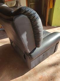 Poltrone vera pelle con ribalta