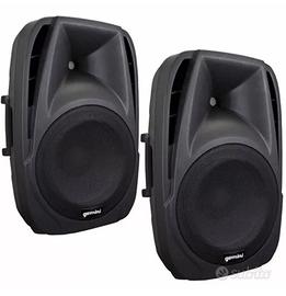 Coppia Casse Gemini ES-08P amplificate