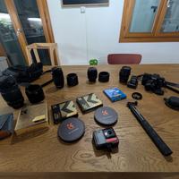 FUJI Xt30 II -obiettivi -accessori- insta360one rs