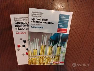 Libri di laboratorio chimica analitica e organica 