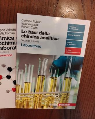 Libri di laboratorio chimica analitica e organica 