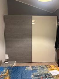 Armadio con 2 comodini