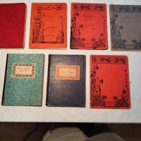 Lotto Quaderni scolastici Antichi anni 10'