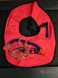 kit salvagente e maschera bambino
