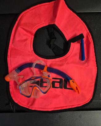 kit salvagente e maschera bambino