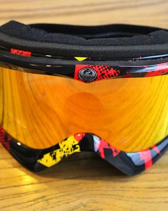 Maschera motocross Dragon lente a specchio