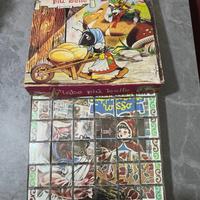 Le fiabe più belle, puzzle a cubotti, vintage