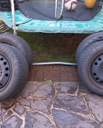 gomme termiche da 16 e cerchi in ferro