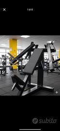 Palestra attrezzatura chest row tbar