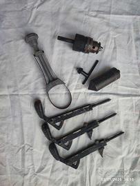 lotto di attrezzi d'epoca 