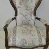 Poltroncina in stile legno massello