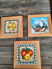 sottopentola cornice con mattone