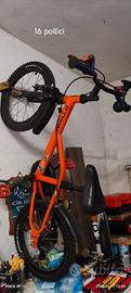 Bici bambino 16 pollici