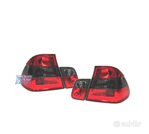 FANALI BMW E46 98-01 ROSSO AFFUMICATO