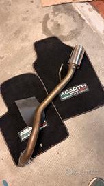 Scarico  bombardone singolo Abarth 595 - MM695