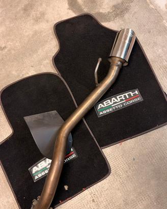 Scarico  bombardone singolo Abarth 595 - MM695