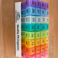 Organizer mensile per pillole