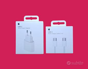 Kit Alimentatore Apple 20W x iPhone 15 16 17