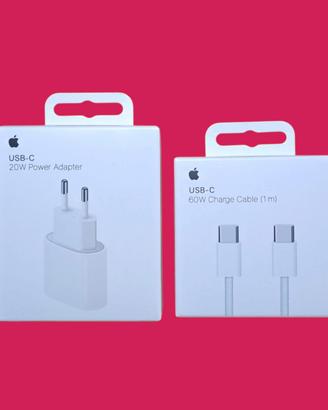 Kit Alimentatore Apple 20W x iPhone 15 16 17